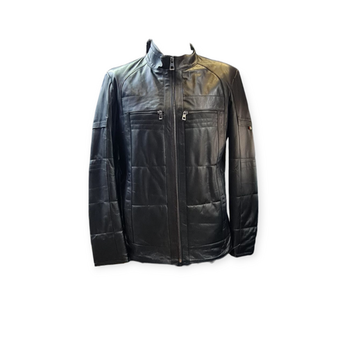 men’s jacket crafted from real lambskin leather #016